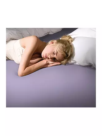 FORMESSE | Drap-housse en jersey BELLA DONNA 120/200 cm - 130/220 cm Vert pastel | lila